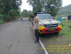 Antisipasi terjadinya C3 (Curas,Curat, dan Curanmor) Polsek Tanjungmedar Polres Sumedang Polda Jabar melaksanakan KRYD siang hari