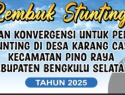Desa Karang Cayo Gelar Rembuk Stunting untuk Percepatan Pencegahan