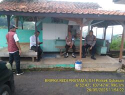 KAPOLSEK SUKASARI BESERTA ANGGOTA UNIT SAMAPTA MEMBERIKAN HIMBAUAN KAMTIBMAS SEBAGAI LANGKAH PREVENTIF DEMI TERCIPTANYA SITUASI KAMTIBMAS YANG KONDUSIF
