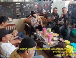 Brigadir Riri Tri Pratama Laksanakan Sambang Silaturahmi Kamtibmas Kepada Warga Binaan di Desa Jatimulya