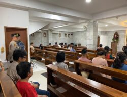 Pengamanan dan Monitoring Kegiatan Ibadah Umat Nasrani Dalam Rangka Kenaikan Yesus Kristus tahun 2025 di Wilayah Kecamatan Sumedang Utara
