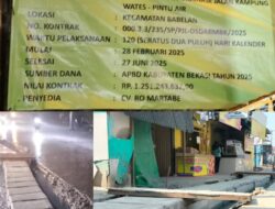 Proyek Pembangunan Drainase Jalan Kampung Wates – Pintu Air diduga Salah Titik Lokasi