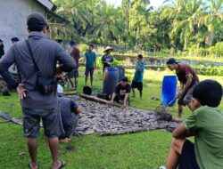 Pemdes Padang Tambak dan BUMDES Laksanakan Panen Ikan Bersama