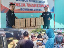 Didukung Donatur, Pokja Wartawan Babelan Utara Kembali Berbagi Paket Nasi Kotak Di Hari Jum’at Berkah!
