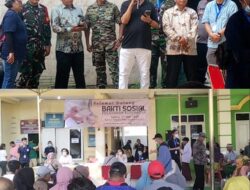 Nurmansyah Kepala Desa Segara Makmur Menghadiri kegiatan Bhakti Sosial Pelayanan Kesehatan