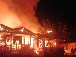 Kebakaran Gang Purnawirawan Satui Tanbu hanguskan Tiga Rumah