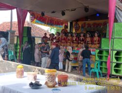 Giat Monitoring dan Pengamanan Syukuran Keluarga di Dusun Ciburuan Berjalan Lancar
