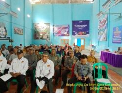 BHABINKAMTIBMAS DESA SUKAMUKTI HADIRI SOSIALISASI PERDA JABAR TENTANG PERLINDUNGAN DAN PEMBERDAYAAN PETANI