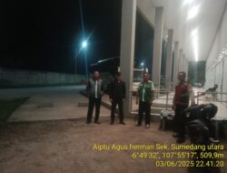 Polsek Sumedang Utara Gelar Kegiatan Rutin Yang di Tingkatkan (KRYD) Malam Hari Dalam Rangka Antisipasi C3