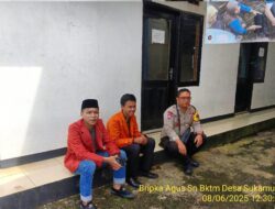 Bripka Agus Sukmana Laksanakan Silaturahmi Kamtibmas dan Dumas Keliling dalam Rangka BEYOND TRUST PRESISI.