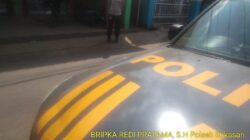 KAPOLSEK SUKASARI BESERTA ANGGOTA UNIT SAMAPTA MEMBERIKAN HIMBAUAN KAMTIBMAS SEBAGAI LANGKAH PREVENTIF DEMI TERCIPTANYA SITUASI KAMTIBMAS YANG KONDUSIF