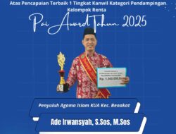 Penyuluh Agama Islam KUA Kecamatan Benakat Mewakili Prov Sumsel dalam Ajang Nasional