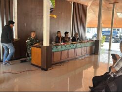 Polsek Sumedang Utara Monitoring Kegiatan Rapat Minggon Tingkat Kecamatan Sumedang Utara
