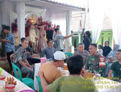 Giat Monitoring dan Pengamanan Syukuran di Dusun Ciomas Berjalan Lancar