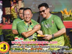 Semarak Hari Bakti Kodam IX/Udayana, Ribuan Warga Bali Ikuti Fun Run di Singaraja