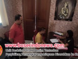 Unit Reskrim Polsek Dentim Tuntaskan Penyidikan, Tersangka Penganiayaan Diserahkan ke Kejari