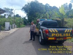 Antisipasi terjadinya C3 (Curas,Curat, dan Curanmor) Polsek Tanjungmedar Polres Sumedang Polda Jabar melaksanakan KRYD siang hari