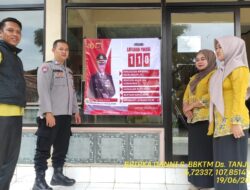 Bhabinkamtibmas Desa Tanjungmedar Sosialisasikan Layanan Kepolisian 110 Bebas Pulsa kepada Warga