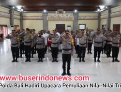 Polda Bali Hadiri Upacara Pemuliaan Nilai-Nilai Tribrata