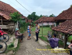Bripka Agus Sukmana Laksanakan Silaturahmi Kamtibmas dan Dumas Keliling dalam Rangka BEYOND TRUST PRESISI.