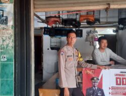 Polsek Sukasari Polres Sumedang Mensosialisasikan LAYANAN KEPOLISIAN 110 BEBAS PULSA