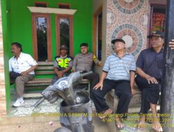 Briptu Diwan Ahmad melaksanakan sambang/silatrahmi Kamtibmas dan dumas keliling dalam rangka BEYOND TRUST PRESISI