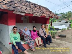 Bripka Agus Sukmana melaksanakan sambang/silatrahmi kamtibmas ke warga masyarakat
