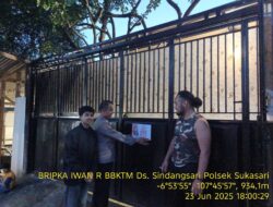 Polsek Sukasari Polres Sumedang Mensosialisasikan *LAYANAN KEPOLISIAN 110 BEBAS PULSA*