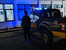 Anggota Polsek Sukasari Rutin Laksanakan Patroli KRYD Blue Light / Malam hari di Wilayah Kecamatan Sukasari Kabupaten Sumedang
