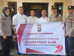 Polres Pagar Alam Melaksanakan Anjangsana Kepada Para Purnawirawan Polri