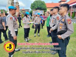 Gaktibplin Personil Kabid Propam Ingatkan Bijak Bermedsos