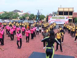 Semarak Hari Bhayangkara Ke-79, Polres Jepara Gelar Olah Raga Bersama hingga Bazar UMKM