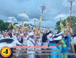 Polsek Benoa Berikan Pengamanan Upacara Malingga Punggal dan Mepandes Massal Desa Pedungan.