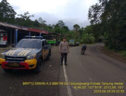 Kegiatan KRYD siang hari oleh Polsek Tanjungmedar Upaya Mencegah C3 di Wilayah hukum Kecamatan Tanjungmedar