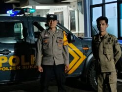 Anggota Polsek Sukasari Rutin Laksanakan Patroli KRYD Blue Light / Malam hari di Wilayah Kecamatan Sukasari Kabupaten Sumedang