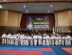 Kapolres Jepara Gelar Kejuaraan Karate Kapolres Jepara Cup VII.