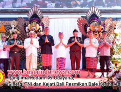 Pangdam IX/Udayana, Sinergi TNI dan Kejati Bali Resmikan Bale Kertha Adhyaksa