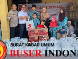 Semangat sambut Bhayangkara Ke-79 Polda Sumsel Sambangi panti asuhan