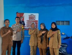 Polsek Sukasari Polres Sumedang Mensosialisasikan LAYANAN KEPOLISIAN 110 BEBAS PULSA