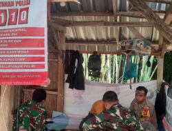 Polsek Sukasari Polres Sumedang Mensosialisasikan LAYANAN KEPOLISIAN 110 BEBAS PULSA