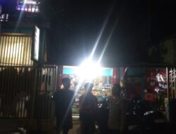 Anggota Polsek Sukasari Laksanakan Patroli KRYD Blue Light / Malam hari di Wilayah Kecamatan Sukasari Kabupaten Sumedang