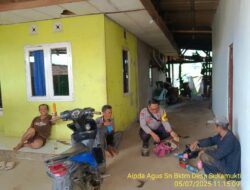 Aipda Agus Sukmana Laksanakan Silaturahmi Kamtibmas dan Dumas Keliling dalam Rangka BEYOND TRUST PRESISI.