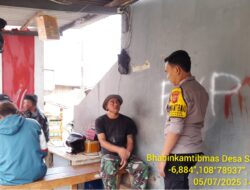 Silaturahmi Khamtibmas Guna Mewujudkan Situasi Kondusif,Diwilayah Hukum Polres Sumedang Polsek Sukasari Khususnya Desa Sindangsari
