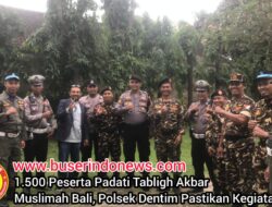 1.500 Peserta Padati Tabligh Akbar Muslimah Bali, Polsek Dentim Pastikan Kegiatan Aman