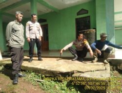 Kapolsek Sukasari Beserta Anggota Unit Samapta Memberikan Himbauan Khamtibmas  Sebagau Langkah Preventif demi terciptanya situasi khamtibmas yang kondusif  