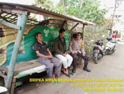 Bhabinkamtibmas Desa Sukarapih Melaksanakan Giat Sambang Dan Silaturahmi Kepada Warga masyarakat