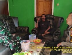 Untuk menjaga Sinergitas TNI/POLRI Bhabinkamtibmas dan Babinsa melaksanakan sambang/silaturahmi Kamtibmas ke warga masyarakat