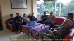SIilaturahmi Khamtibmas Guna Mewujudkan Situasi Kondusip,diwilayah Hukum Polres Sumedang Polsek Sukasari khususnya Desa Sindangsari