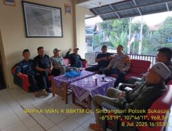 SIilaturahmi Khamtibmas Guna Mewujudkan Situasi Kondusip,diwilayah Hukum Polres Sumedang Polsek Sukasari khususnya Desa Sindangsari