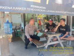 Aiptu Nana Sujana bersama Bripka Yuyun Yuwana sambangi warga masyarakat